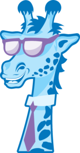 The Childcare CPA Blue Girafee Logo